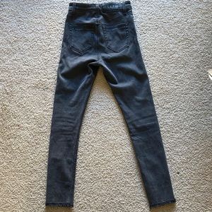 Are you am I black denim jeans 25